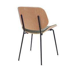 Amadeus Chaise Atlanta verte chêne (lot de 2)
