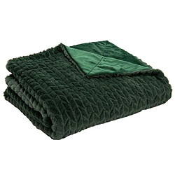 Amadeus Plaid Chevron vert 130 cm x 170 cm