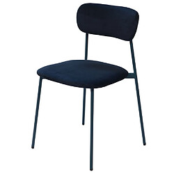 Amadeus Chaise Elma bleue (lot de 2)