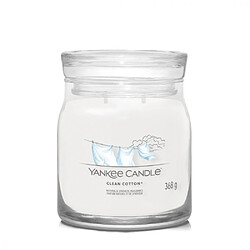YANKEE CANDLE Bougie signature coton frais modèle moyen