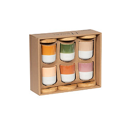 Table Passion Coffret de 6 tasses Hawa 6 cm