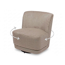 Amadeus Fauteuil pivotant Berny Beige