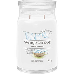 YANKEE CANDLE Bougie signature coton frais grand modèle