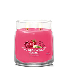 YANKEE CANDLE Bougie signature Framboise rouge modèle moyen
