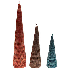Amadeus Bougie cône enchanté 19,5 cm (lot de 2)
