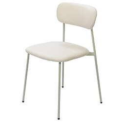 Amadeus Chaise Elma blanche (lot de 2)