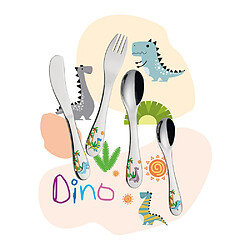 Cilio Couverts enfants Dino 4 pièces