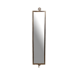 Mes Miroir mural vintage 40x21x106 cm en fonte d'aluminium doré