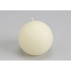Amadeus Bougie grande sphère 8 cm crème (lot de 6)