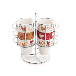 Amadeus Coffret de 6 tasses expresso Maggie