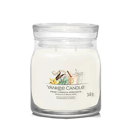 YANKEE CANDLE Bougie signature Horcata à la vanille douce modèle moyen
