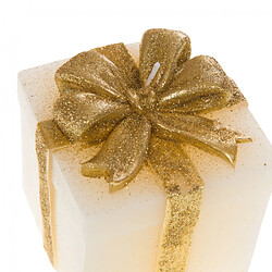 Amadeus Bougie cadeau crème paillette (lot de 2)