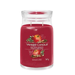 YANKEE CANDLE Bougie couronne de pommes rouges grand modèle