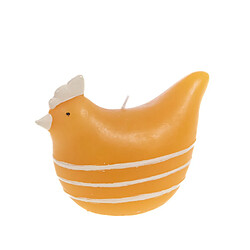 Amadeus Bougie Poule moutarde 10,5 cm (lot de 4)