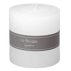 Amadeus Bougie gros cylindre blanc (lot de 6)