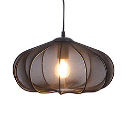 Mes Suspension 38x38x115 cm effet résille noir - LAURE