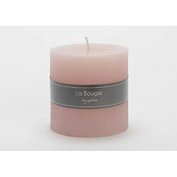 Amadeus Bougie gros cylindre rose 10 X 10 cm (lot de 6)