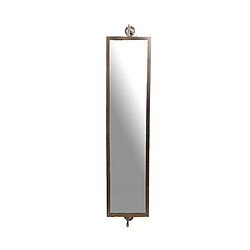 Mes Miroir mural vintage 40x21x106 cm en fonte d'aluminium doré