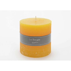Amadeus Bougie grand cylindre Moutarde 10 X 10 cm (lot de 6)