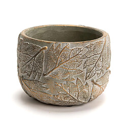 Amadeus Cache pot Feuille doré petit modèle