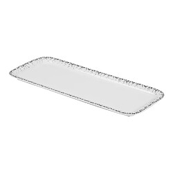 Table Passion Plat à cake Boréalis gris 37 cm