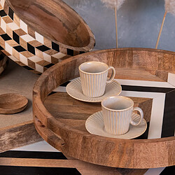 Avis Table Passion Coffret de 6 tasses à café avec sous tasses Liv