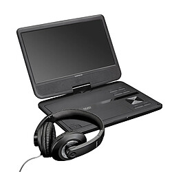 Lenco Lecteur DVD Portable 10" avec Port USB / SD / Jack 3.5mm Multi-langues Noir
