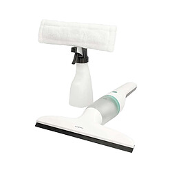 Nedis Nettoyeur de Vitres sans Traces 1200Pa Autonomie 45min Recharge USB-C Blanc