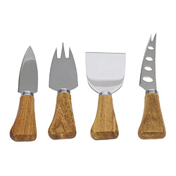 Table Passion Coffret service fromage 4 couverts de service bois et inox