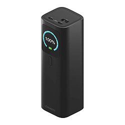 CYGNETT Batterie Externe USB-C / USB-A 27000mAh 148W avec Écran d'Affichage Noir