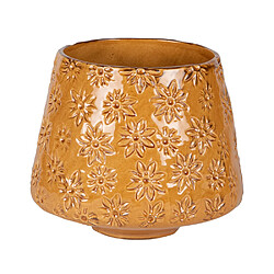 Table Passion Vase évasé champêtre 22 cm miel