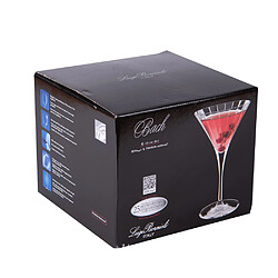 Luigi Bormioli Boîte de 4 verres à Martini Bach 26 cl