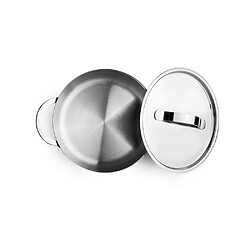 Avis Ibili Plat rond avec couvercle triply 14 cm