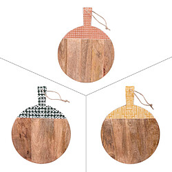 Table Passion Planche à découper ronde Atika 30 cm (1 modèle aléatoire)
