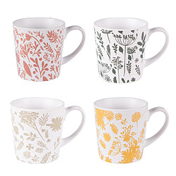 Table Passion Coffret de 4 mugs Galehia 34 cl