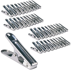 Idmarket 120 PINCES A LINGE INOX