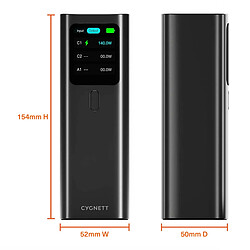 Avis CYGNETT Batterie Externe USB-C / USB-A 27000mAh 148W avec Écran d'Affichage Noir