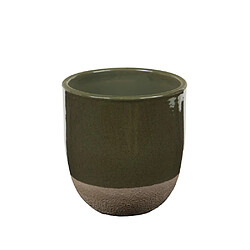 Amadeus Cache pot Belga Olive 13 cm