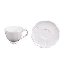 Table Passion Tasse à café avec sous tasse Ginkgo 10 cl (lot de 6)