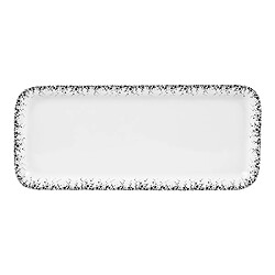 Table Passion Plat à cake Boréalis gris 37 cm