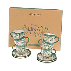 Amadeus Coffret 6 tasses Lina