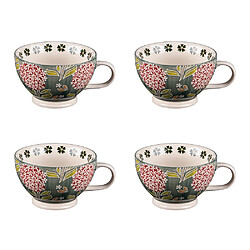 Table Passion Coffret de 4 déjeuners 15 cm Cottage