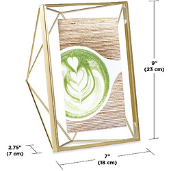 Umbra Cadre photo filaire en métal Prisma 13x18cm doré