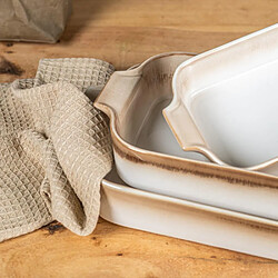 Table Passion Set de 3 plats à four beige 24, 31 et 35 cm