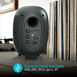Enceintes Bluetooth Nilait Acustiq 60W RMS HDMI ARC, Optique, USB, RCA et Bluetooth – Noire pas cher