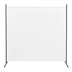 Helloshop26 Paravent de confidentialité 176 x 175 cm blanc 03_0008051