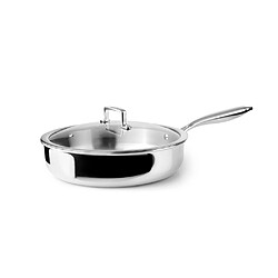 Ibili Sauteuse avec couvercle Triply Natural 24 cm