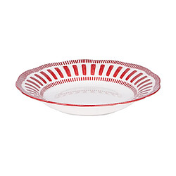 Avis Table Passion Assiette creuse Napoli rouge 22 cm (lot de 6)