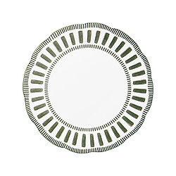 Table Passion Assiette creuse Napoli verte 22 cm (lot de 6)