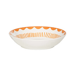 Table Passion Assiette creuse Tamara orange 20 cm (lot de 6)